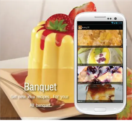 Pudding Recipes android App screenshot 2