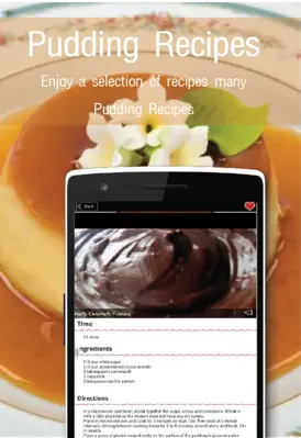 Pudding Recipes android App screenshot 3